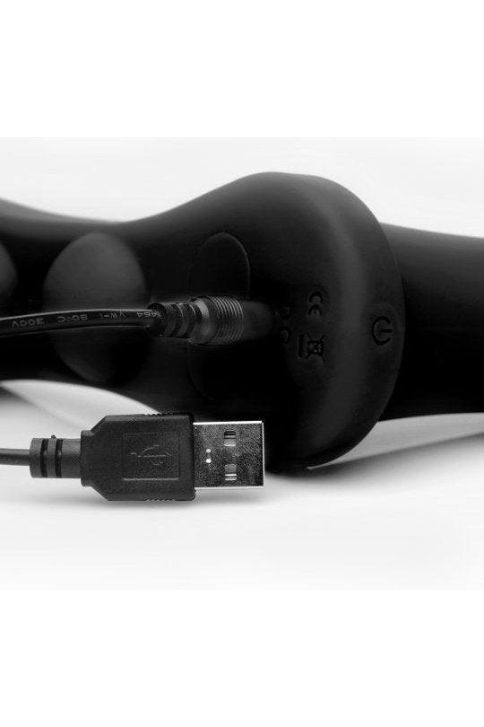 Double Take 10X Double Penetration Vibrating Strap-on Harness - Black - Sex On the Go