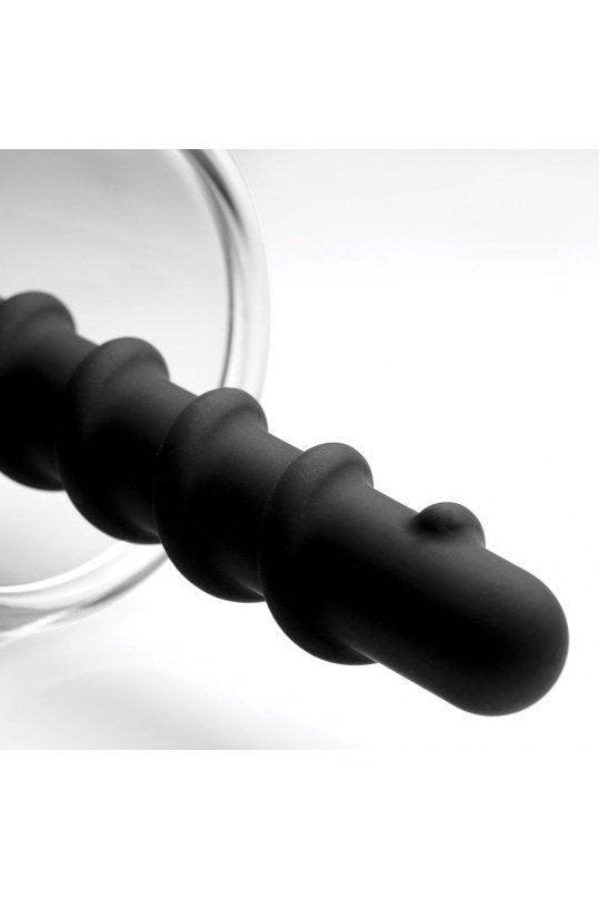 Rosebud Driller Cylinder with Silicone Swirl Insert - Sex On the Go