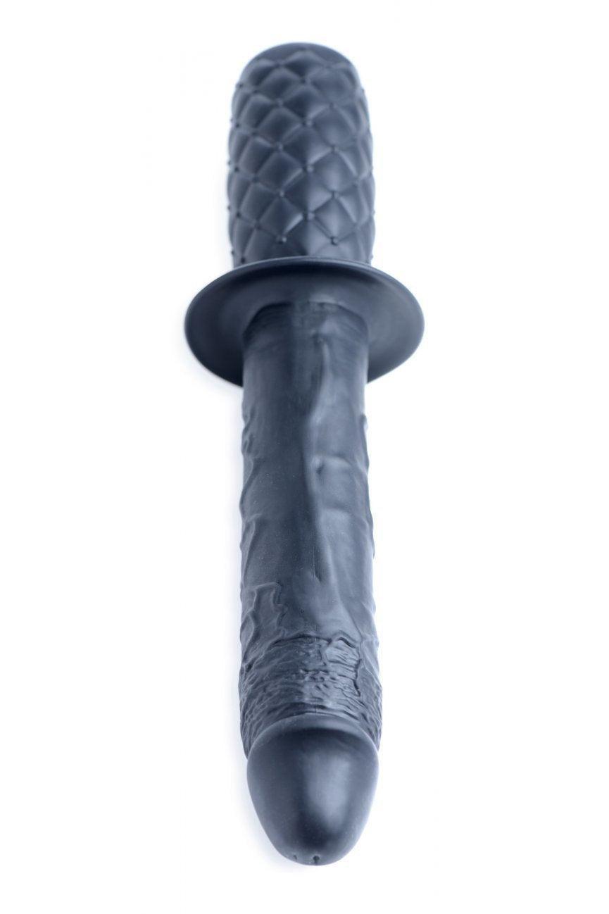 Realistic 10X Silicone Vibrating Thruster - Sex On the Go