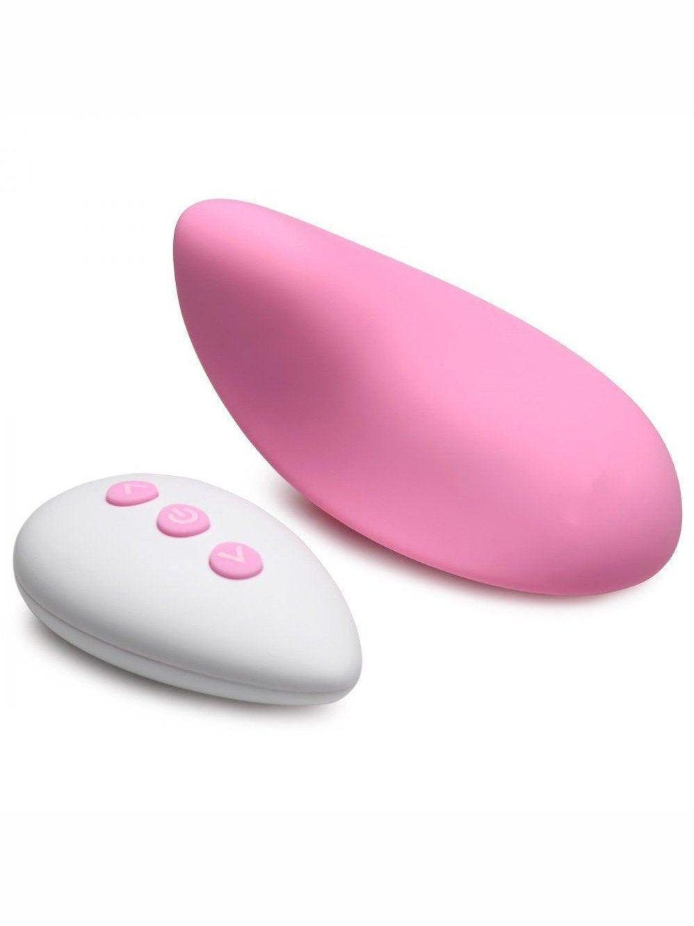 Naughty Knickers Bling Edition Silicone Remote Panty Vibe - Pink - Sex On the Go