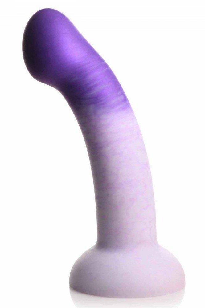 G-Swirl G-Spot Silicone Dildo - Purple or Pink Sex on the Go