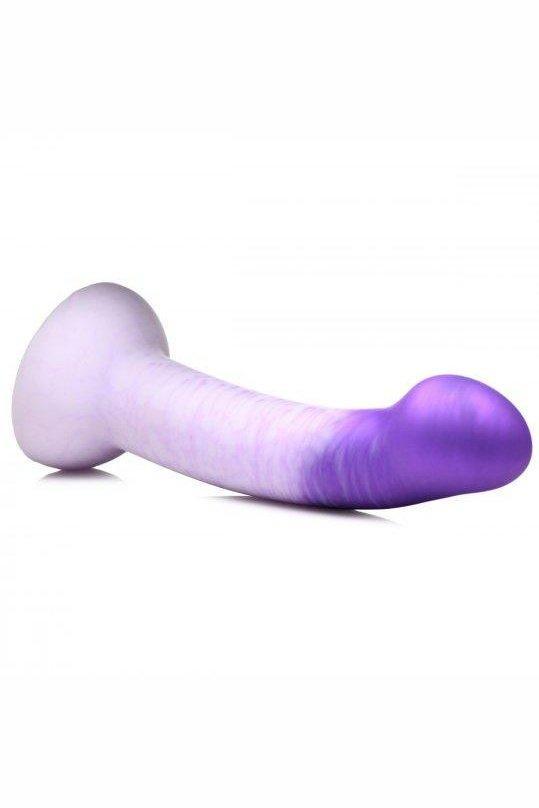 G-Swirl G-Spot Silicone Dildo - Purple or Pink Sex on the Go