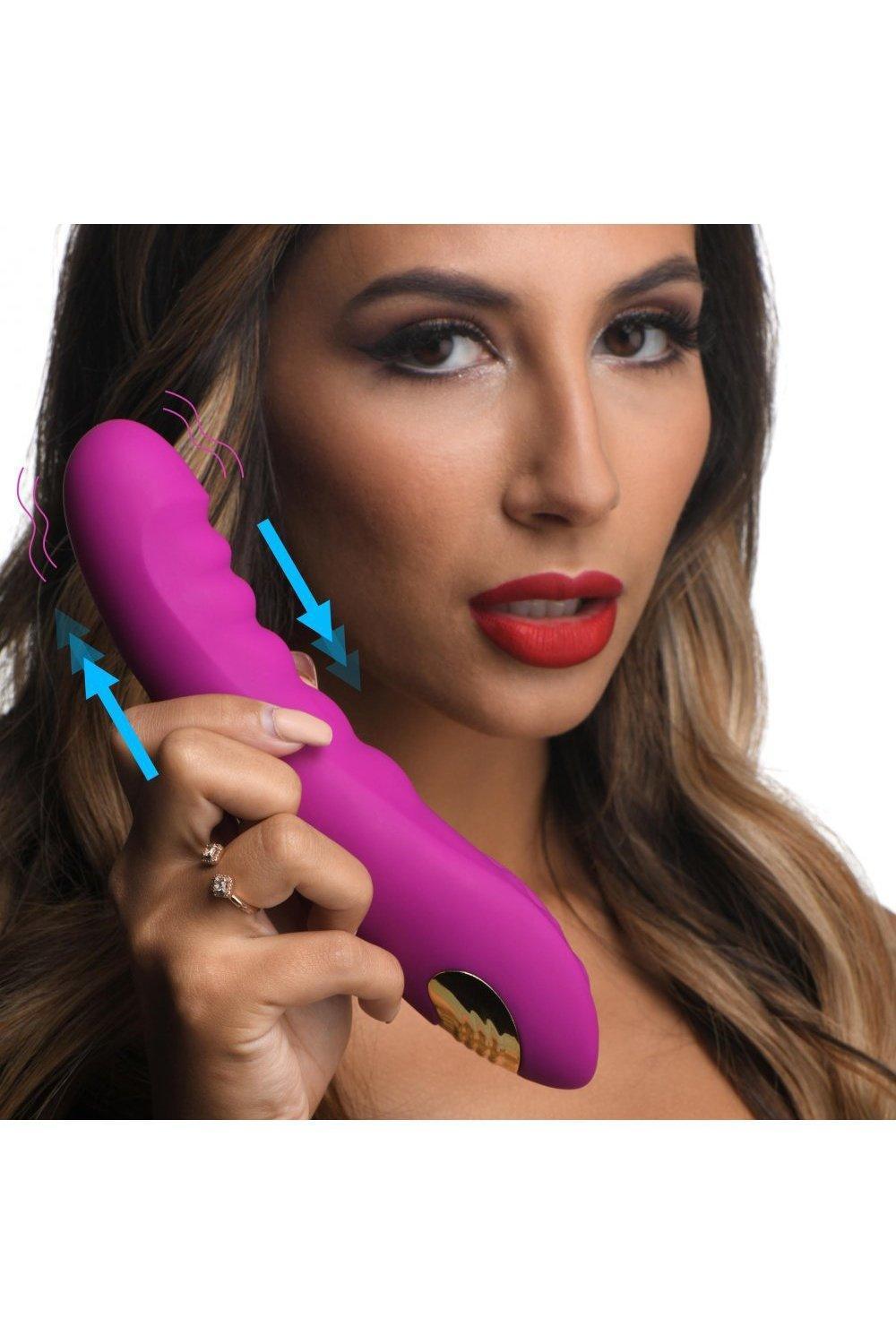 Locomotion Thrusting Silicone Vibrator Sex on the Go