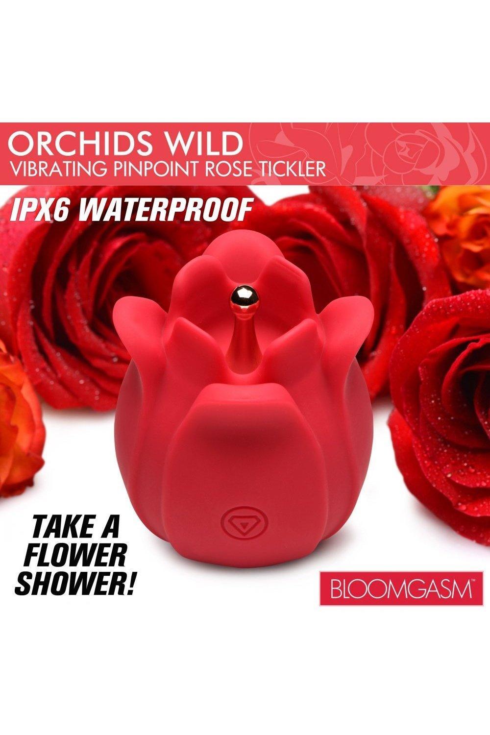 Orchids Wild Vibrating Pinpoint Rose Tickler – Sex On the Go