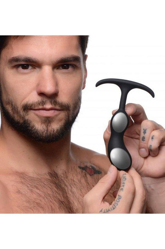 Premium Silicone Weighted Prostate Plug - Small - Sex On the Go