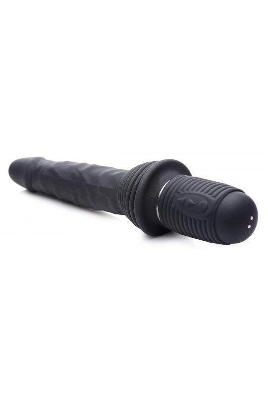 10X Silicone Vibrating and Thrusting Dildo - Sex On the Go