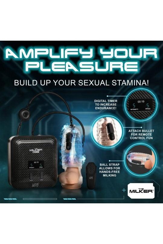 The Milker Stamina with Automatic Stroking, Suction and Vibration - Sex On the Go