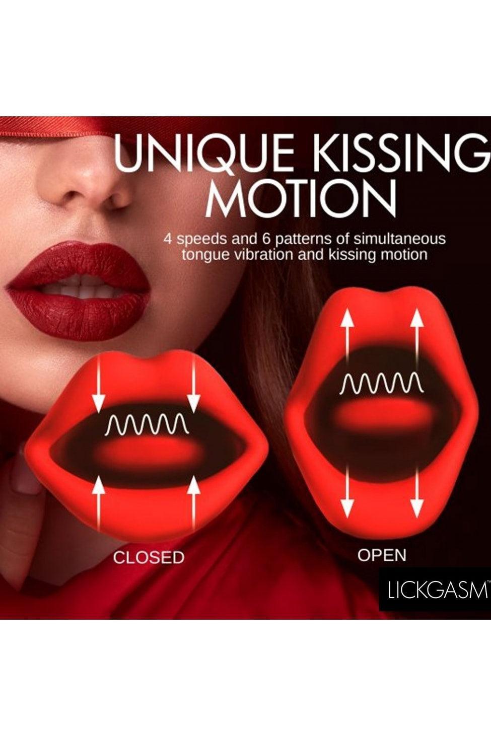 Magic Kiss Clitoral Stimulator with Thrusting Vibrator - Sex On the Go