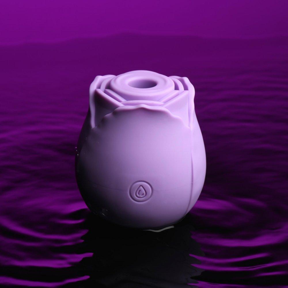 Bloomgasm Wild Rose 10X Suction Clit Stimulator - Purple or Pink - Sex On the Go