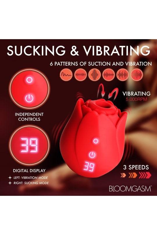 Cyber Rose Sucking & Vibrating Digital Clitoral Stimulator - Sex On the Go