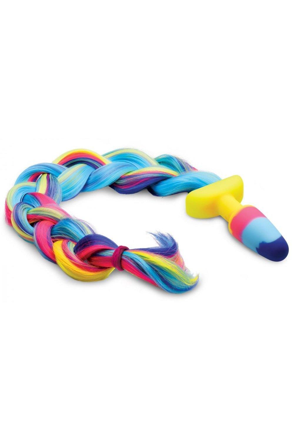 Rainbow Unicorn Tail Anal Plug - Sex On the Go