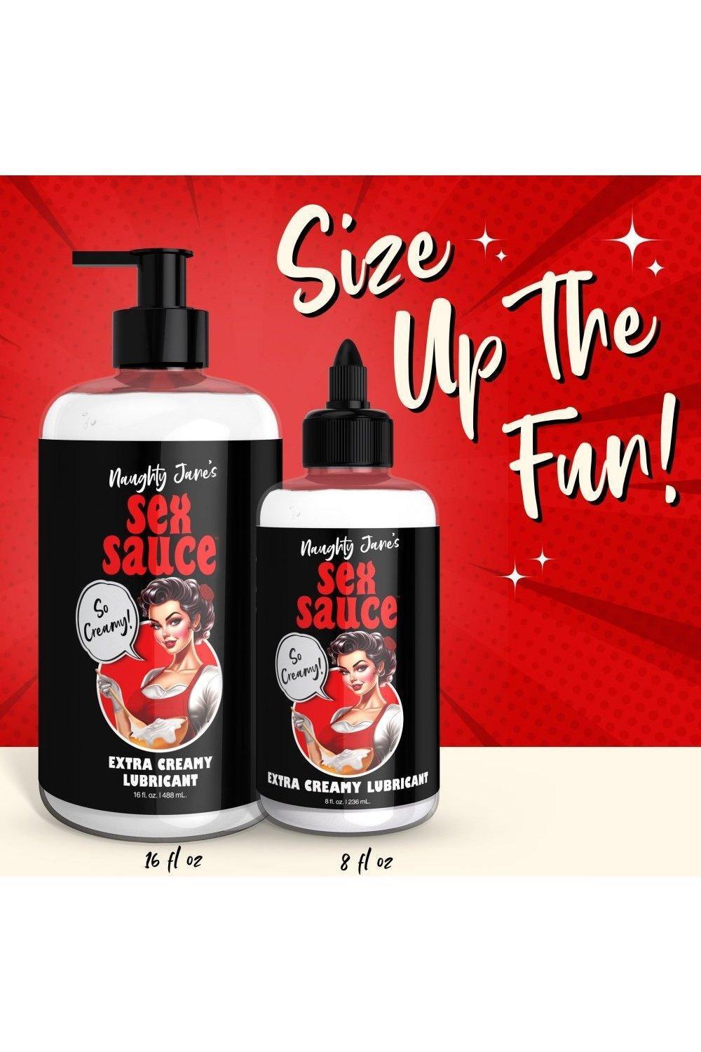 Naughty Jane's Sex Sauce Extra Creamy Lubricant - 8oz - Sex On the Go