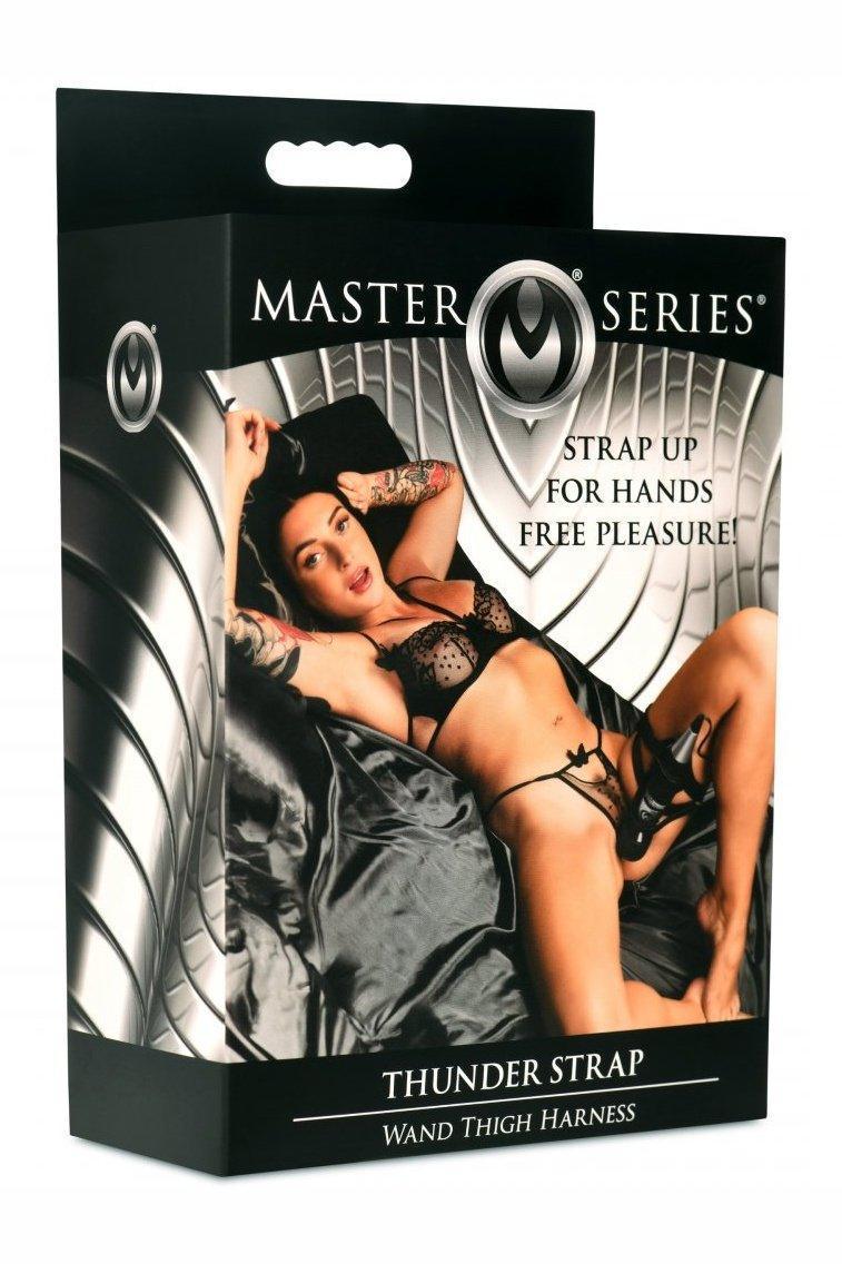 Thunder Strap Wand Thigh Harness Sex On the Go Thunder Strap Wand Thigh Harness Sex On the Go