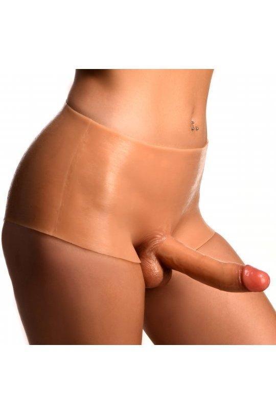 Boner Briefs Silicone Penis Strap On - Large - Sex On the Go