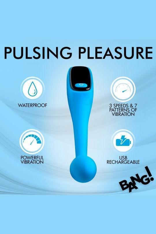 Silicone G-spot Vibrator with Digital Display - Sex On the Go