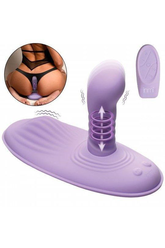 Thrust n' Grind Thrusting and Vibrating Silicone Sex Grinder - Sex On the Go