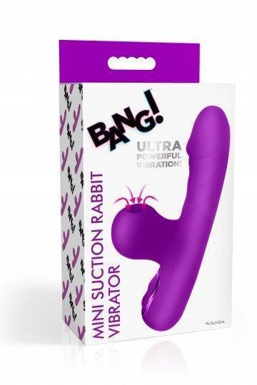 Mini Suction Silicone Rabbit Vibrator - Sex On the Go