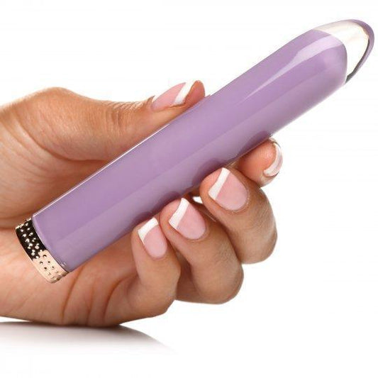 Vibra-Glass 10X Mini Vibe Lilac - Sex On the Go
