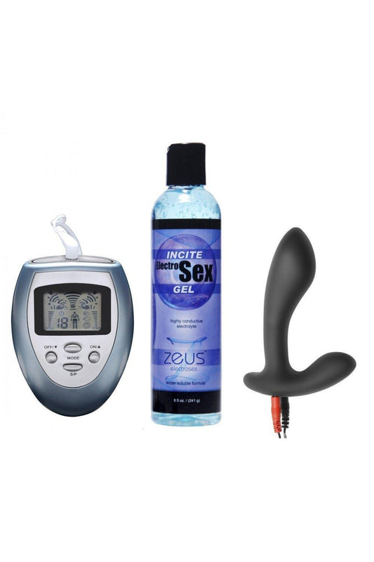 Electrify Your Prostate Silicone Estim Kit - Sex On the Go