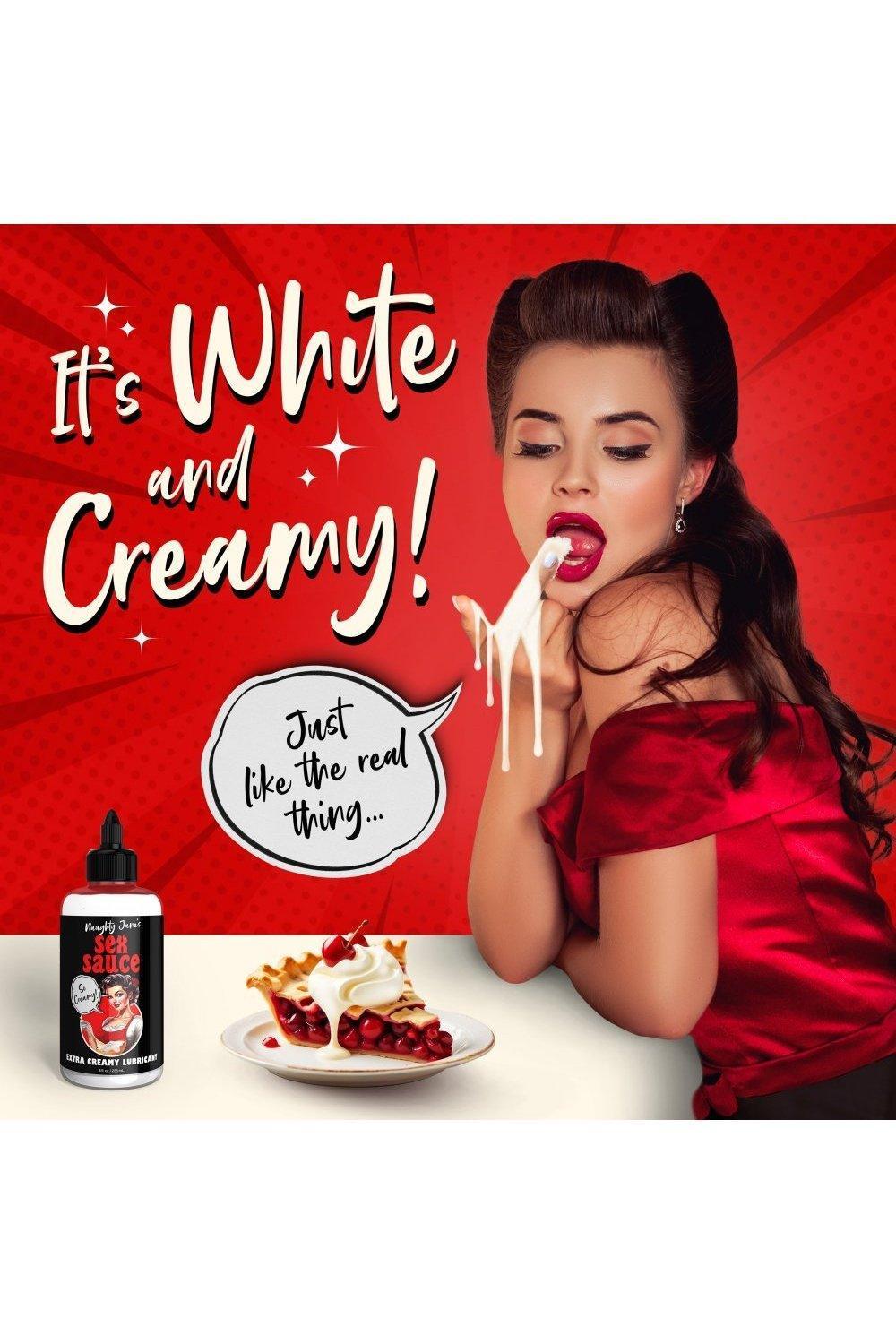 Naughty Jane's Sex Sauce Extra Creamy Lubricant - 8oz - Sex On the Go