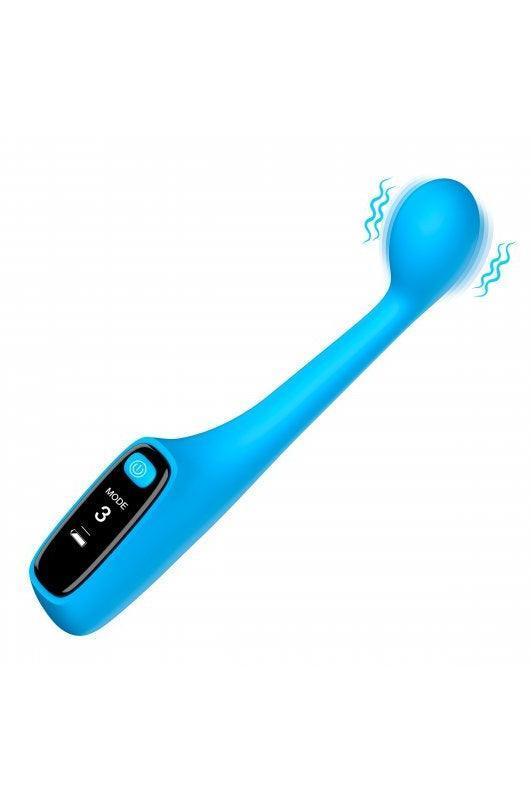Silicone G-spot Vibrator with Digital Display - Sex On the Go