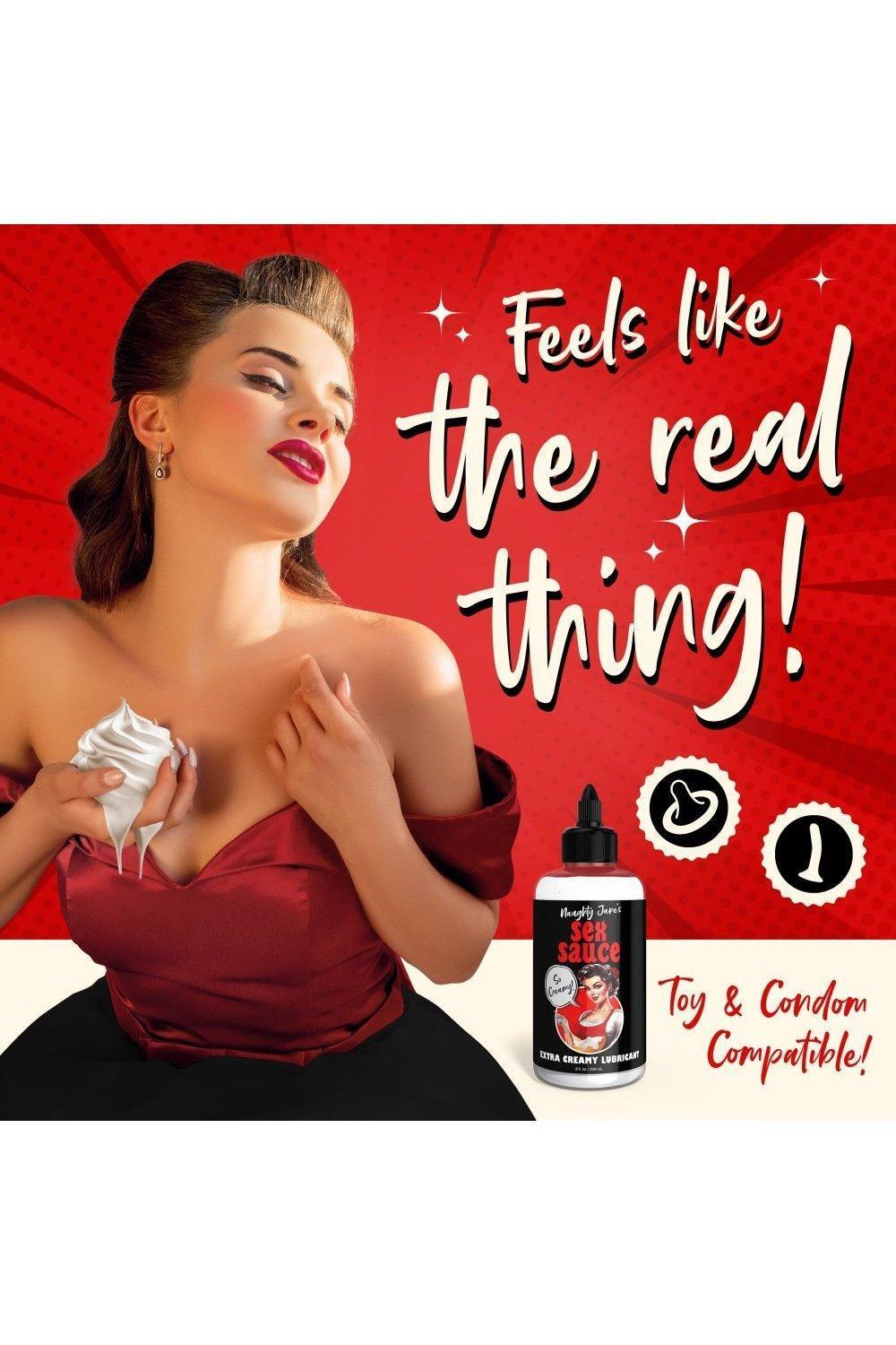 Naughty Jane's Sex Sauce Extra Creamy Lubricant - 8oz - Sex On the Go