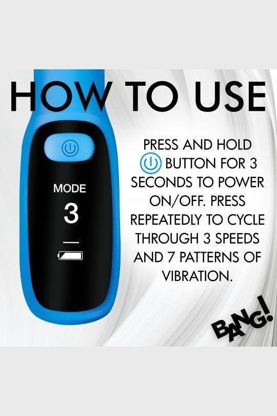 Silicone G-spot Vibrator with Digital Display - Sex On the Go