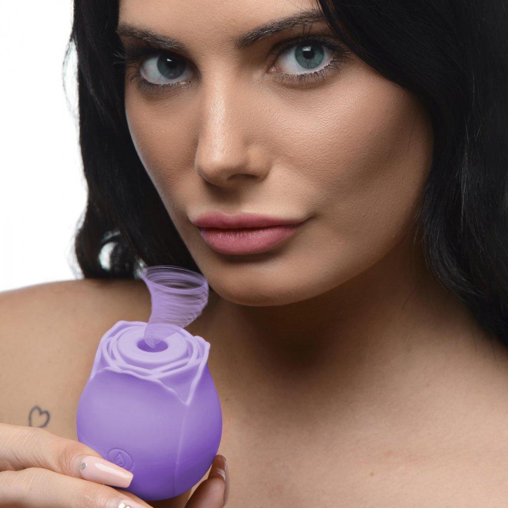 Bloomgasm Wild Rose 10X Suction Clit Stimulator - Purple or Pink - Sex On the Go