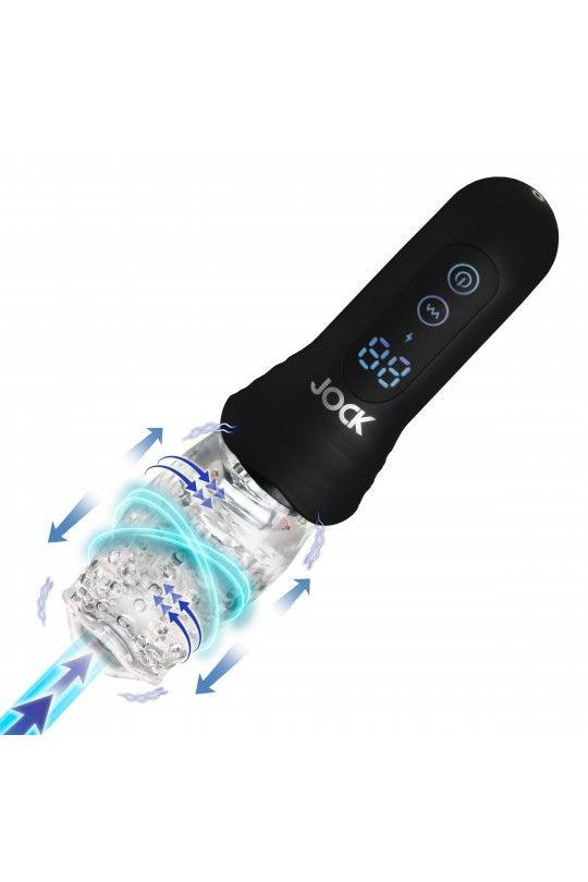 Male stroker toy with realistic texture for solo pleasure