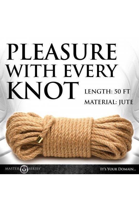 Premium Braided Jute Bondage Rope - 50 Feet - Sex On the Go