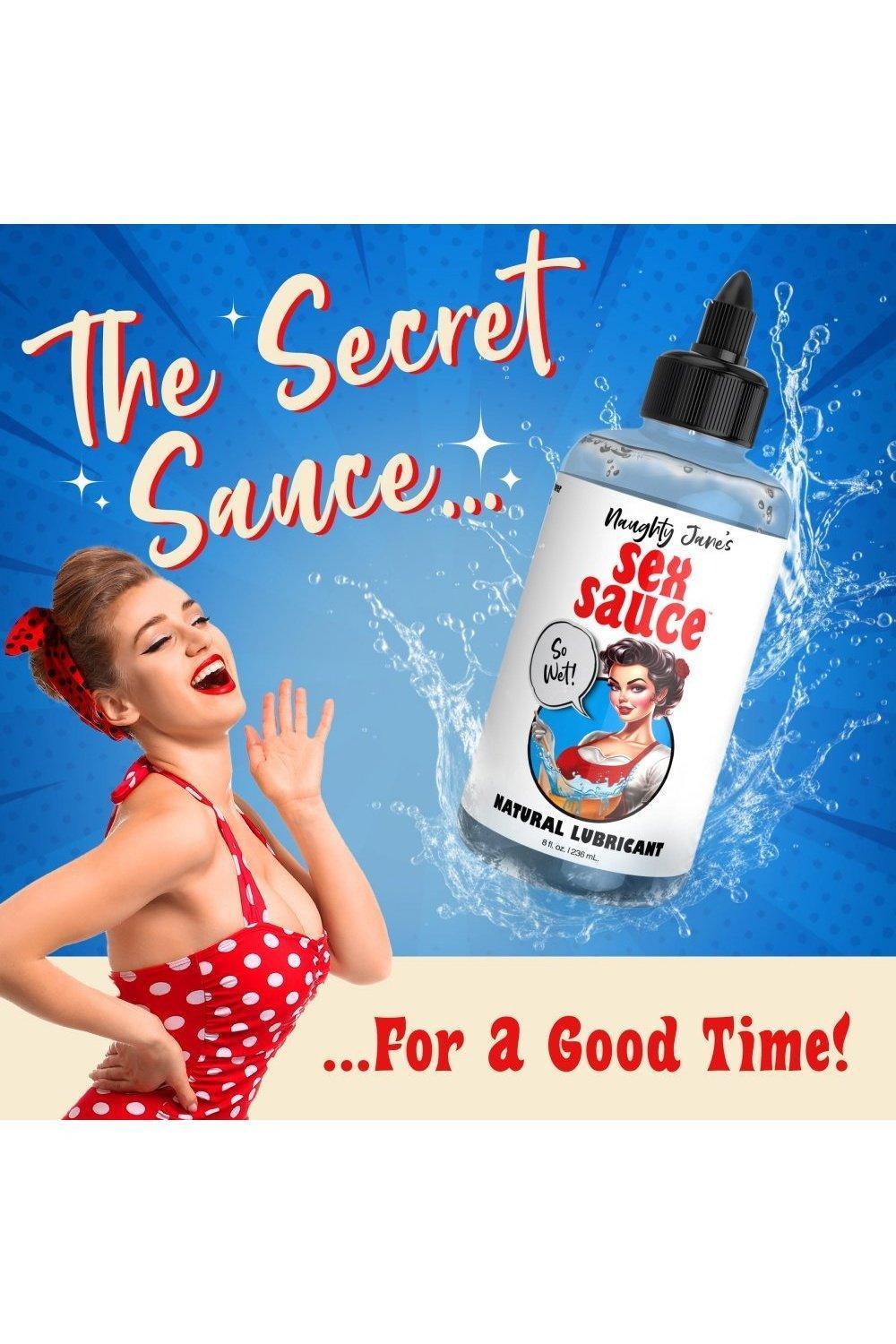 Naughty Jane's Sex Sauce Natural Lubricant - 8oz - Sex On the Go