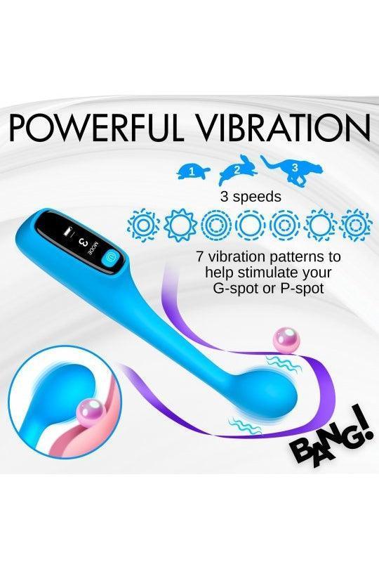 Silicone G-spot Vibrator with Digital Display - Sex On the Go