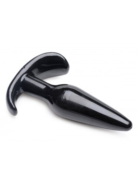 Black plastic tool on a white background
