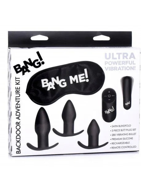 Backdoor adventure kit packaging with 'Bang!' branding on a white background