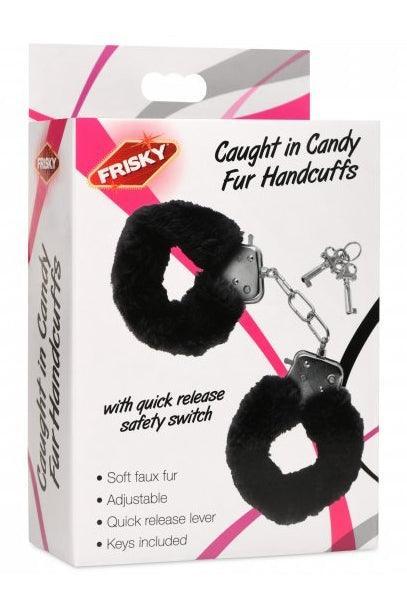 Caught in Candy Handcuffs - Black - Sex On the Go