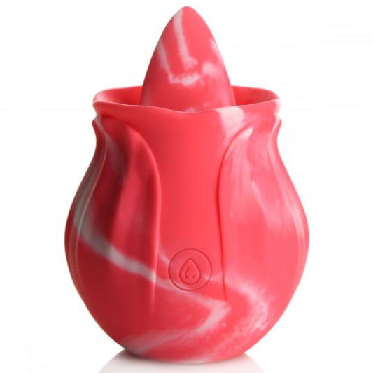 10X Purple Twirl Silicone Licking Rose