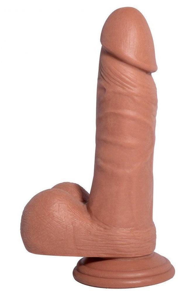 Mister Happy 5.5 Inch Dildo with Balls - Tan - Sex On the Go