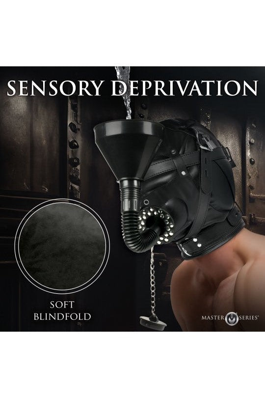 Degraded Sensory Deprivation Hood with Funnel