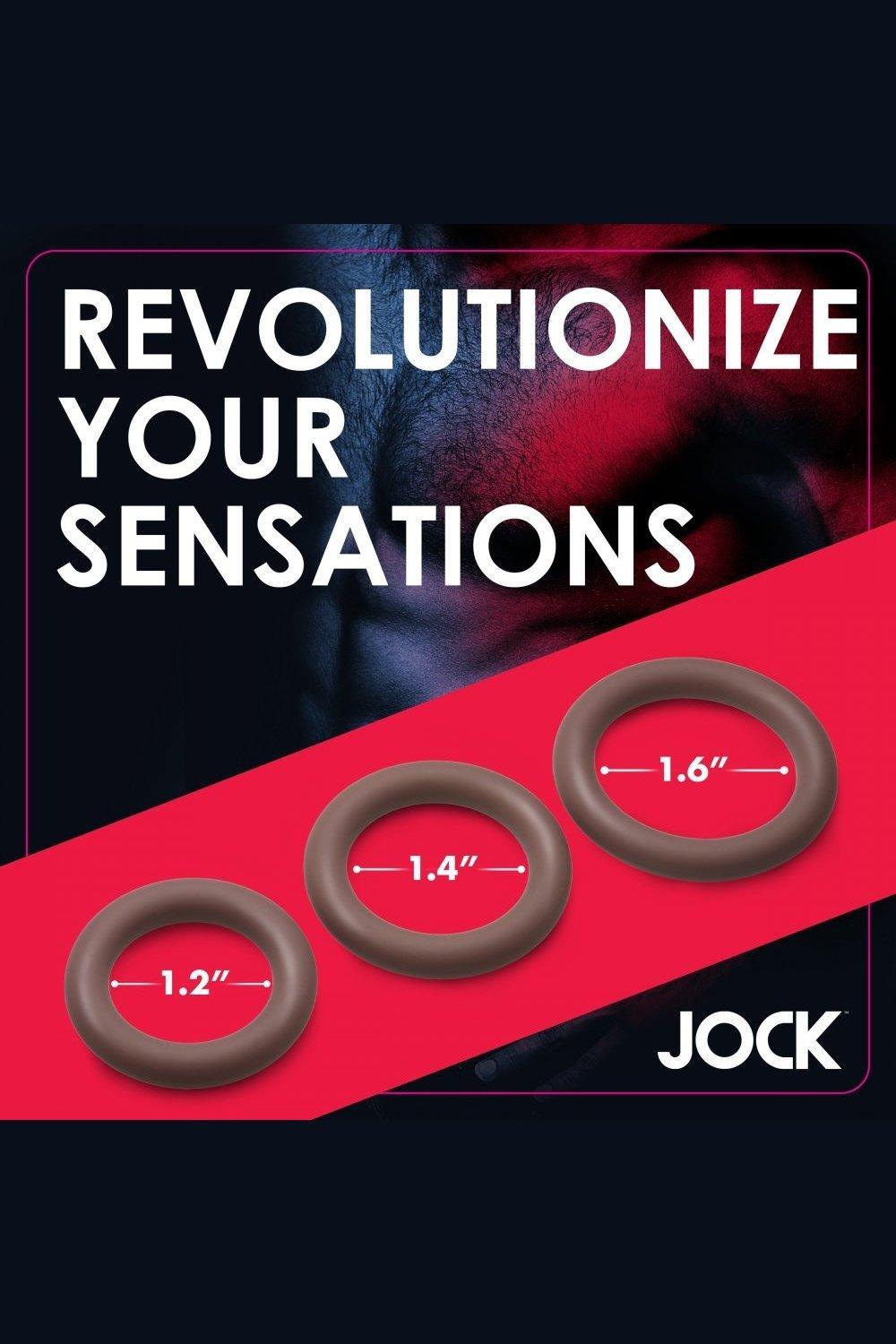 Discreet Silicone Cock Ring Set - Dark - Sex On the Go