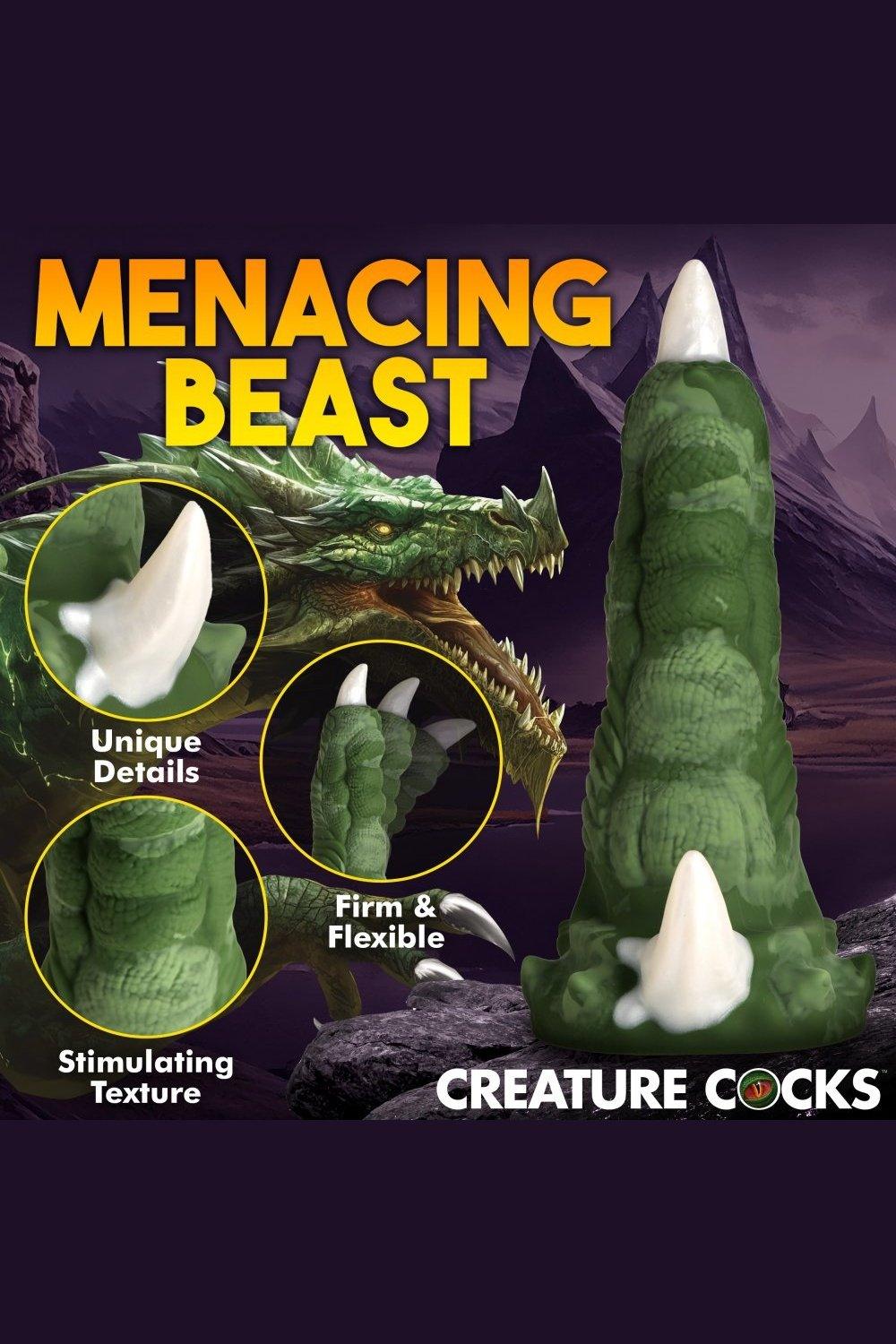 Large Dragon Claw Silicone Dildo - Sex On the Go