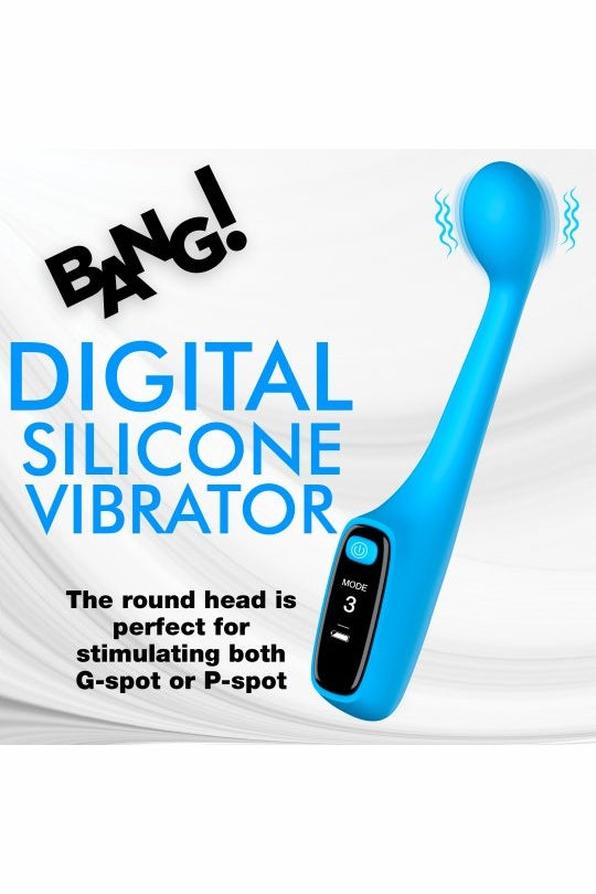 Silicone G-spot Vibrator with Digital Display