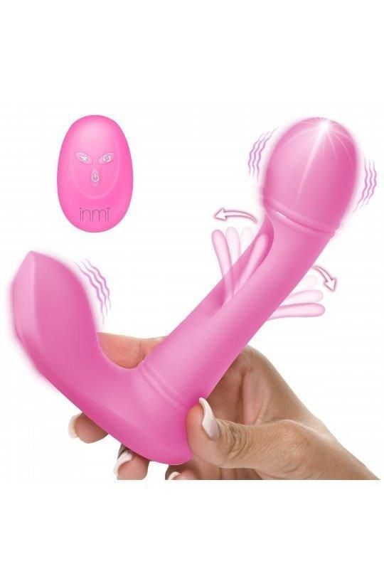 G-Flick G-Spot Flicking Silicone Vibrator with Remote - Sex On the Go