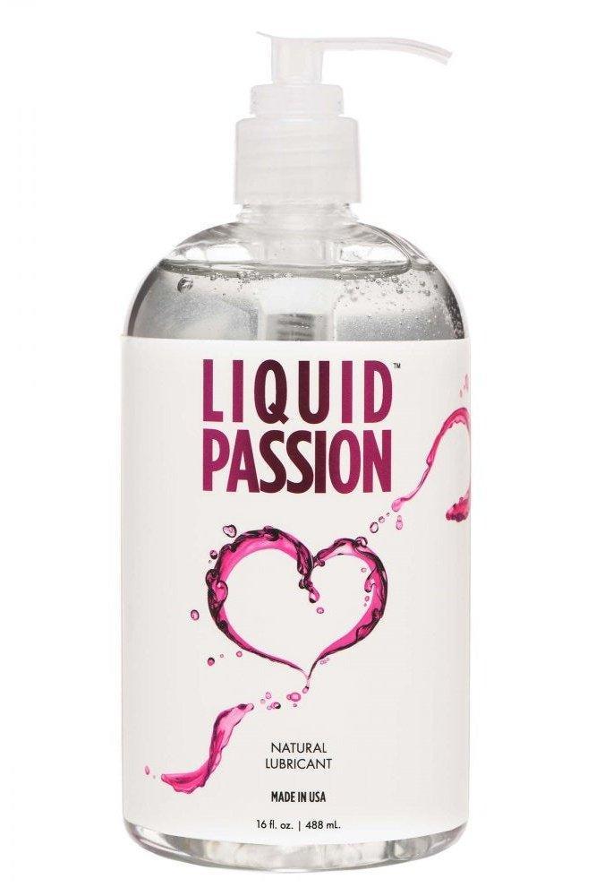 Liquid Passion Natural Lubricant - 8oz, 16oz, 34oz - Sex On the Go