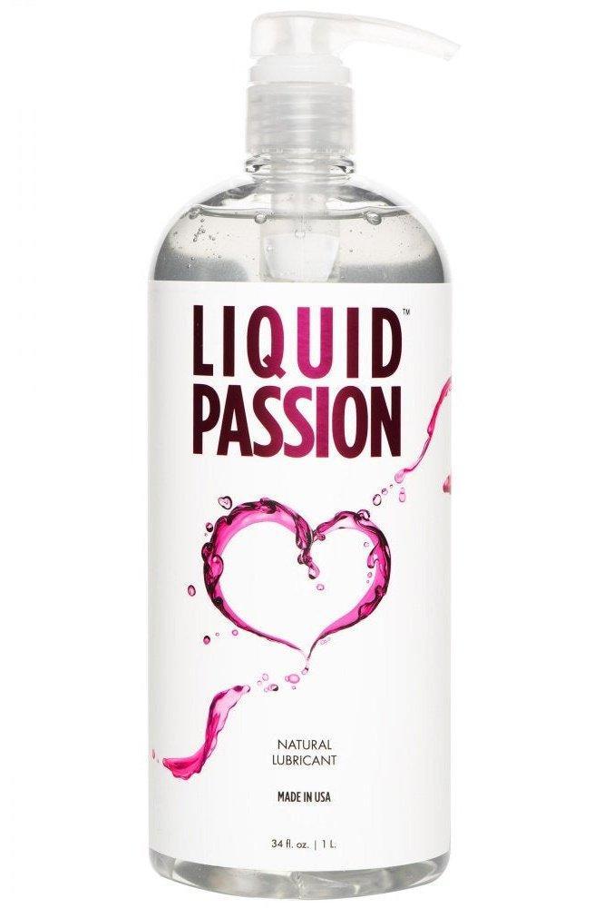 Liquid Passion Natural Lubricant - 8oz, 16oz, 34oz - Sex On the Go