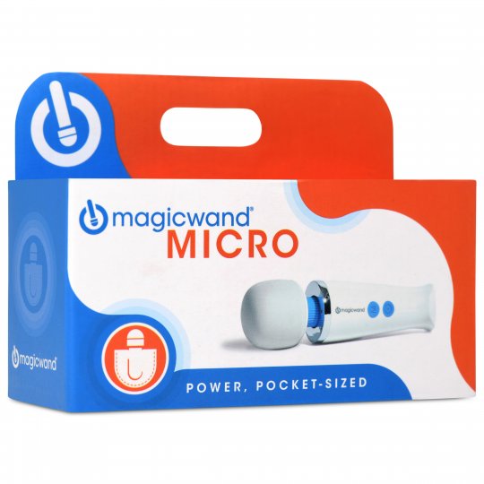 Box of Magic Wand Micro product with branding and product depiction.