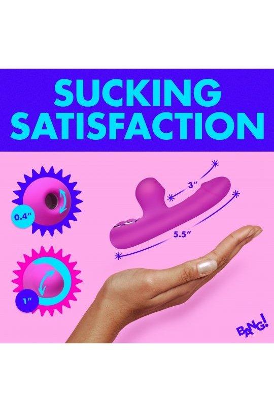 Mini Suction Silicone Rabbit Vibrator - Sex On the Go