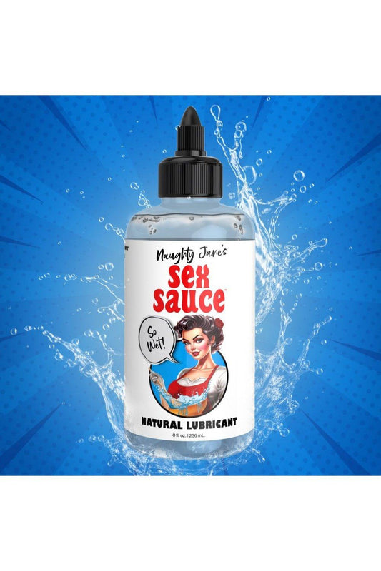 Naughty Jane's Sex Sauce Natural Lubricant - 8oz - Sex On the Go