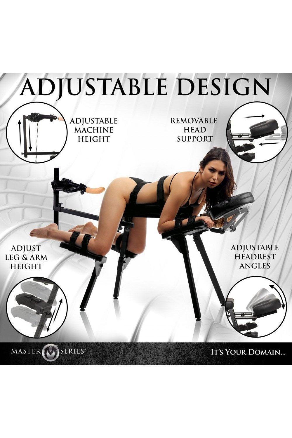 Master Series Obedience Chair W/Sex Machine