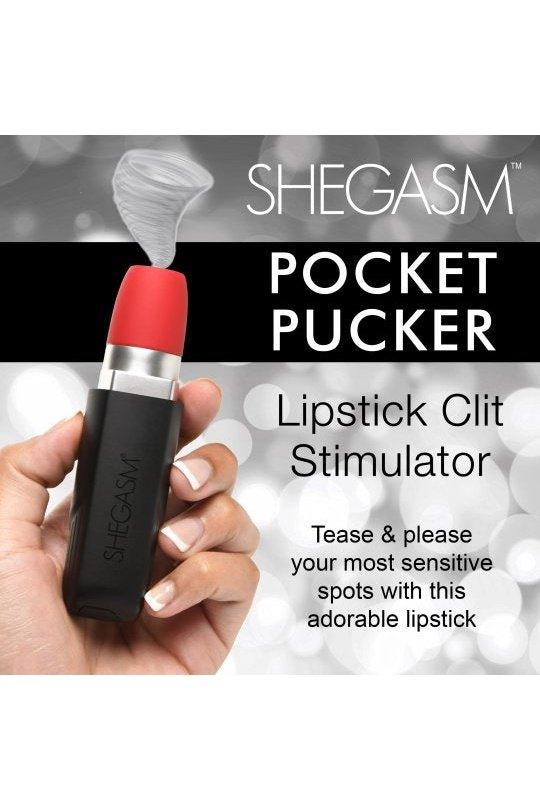 Pocket Pucker Lipstick Clit Stimulator - Sex On the Go