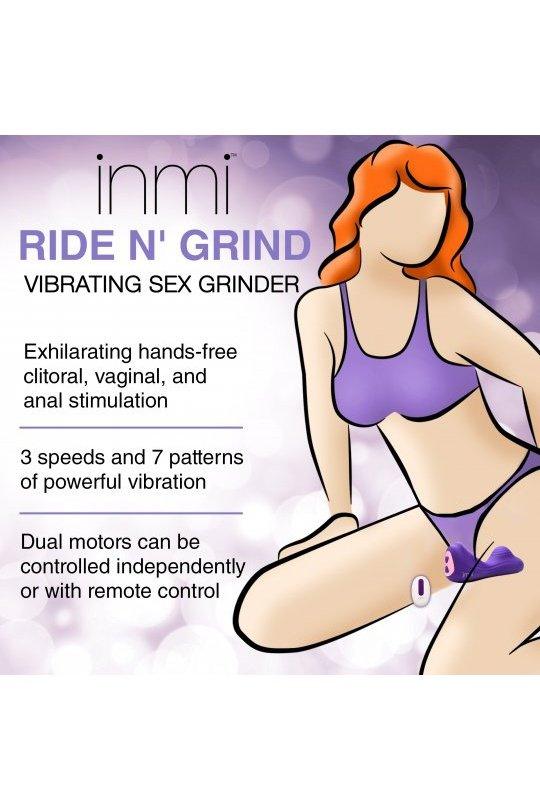 Ride n' Grind 10 X Vibrating Silicone Sex Grinder - Sex On the Go